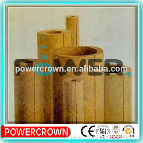 High Density Insulation 120kg/m3 Rock Wool Pipe